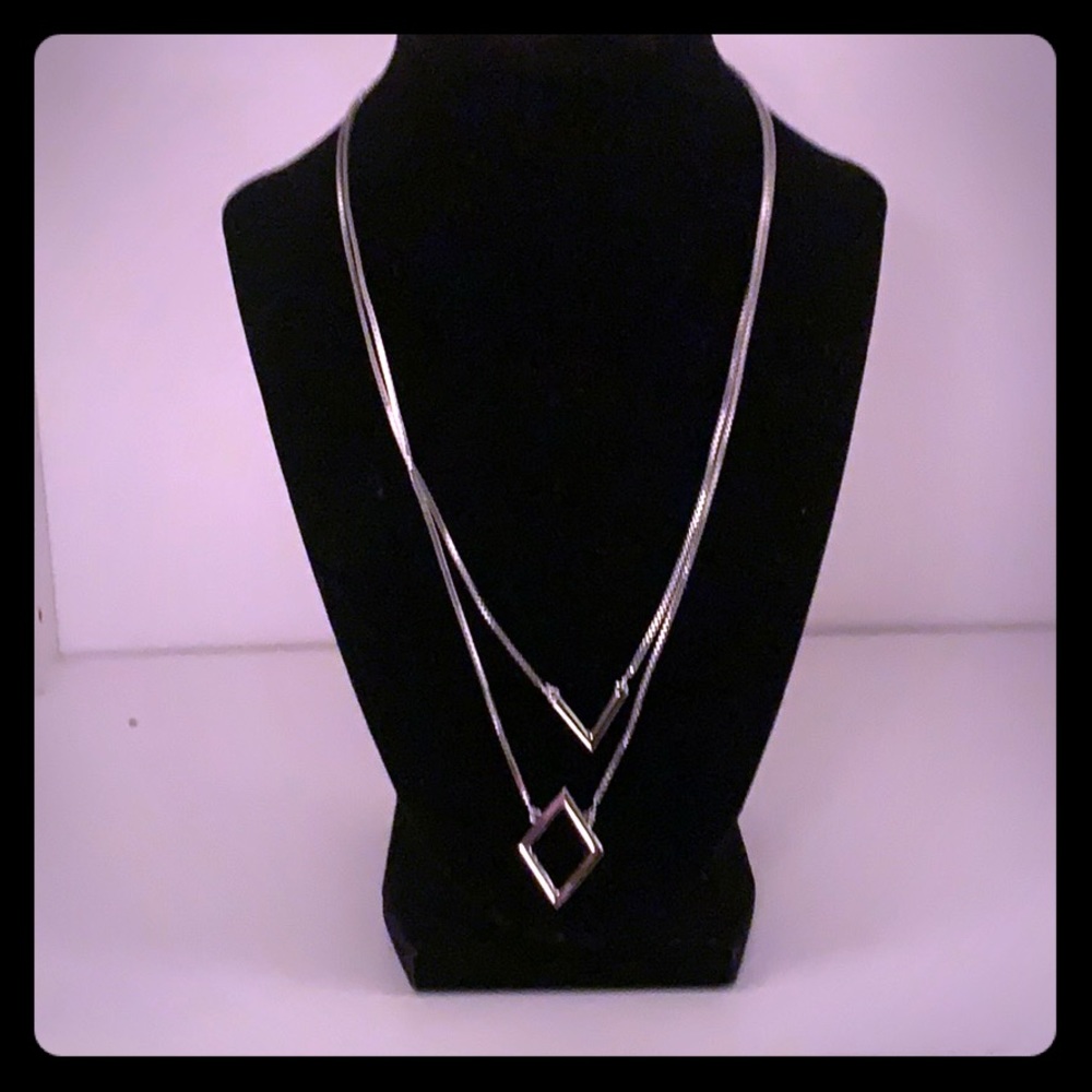 White House Black Market Silver-tone Necklace